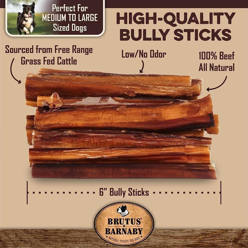 Bully Sticks 6" - All Natural Beef