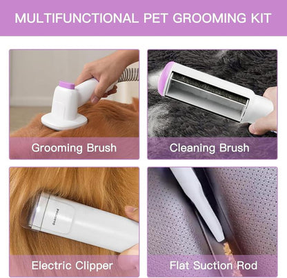 【Limitedtimeflashsale】Geoorood Dog Grooming Vacuum, 13000Pa Dog Vacuum Brush for Shedding Grooming, Pet Grooming Vacuum, Dog Hair Vacuum Groomer, 2.5L Large Dog Grooming Kit , Pet Products #Tiktokshopflashsale