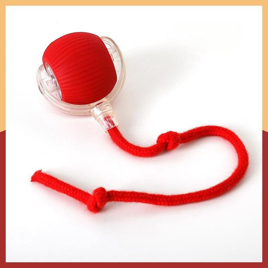 Dog & Cat Accessories,Gift for Pets,Cat Toys,Intelligent Standby,Electric Cat Ball Toy with Rope,Interactive Cat Teaser Toy,Automatic Cat Stuff