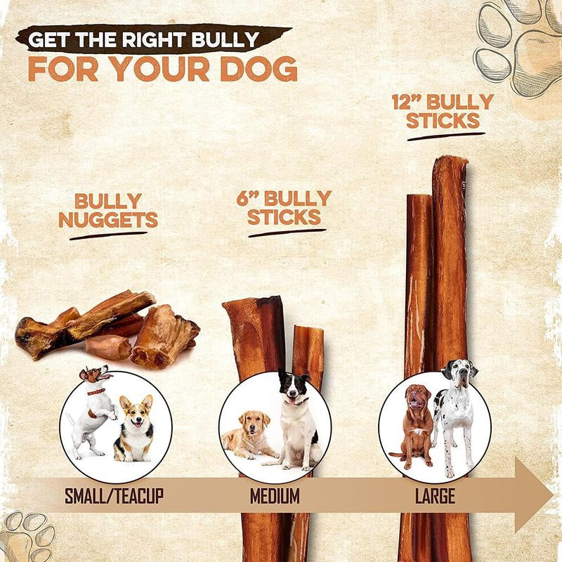 Bully Sticks 6" - All Natural Beef