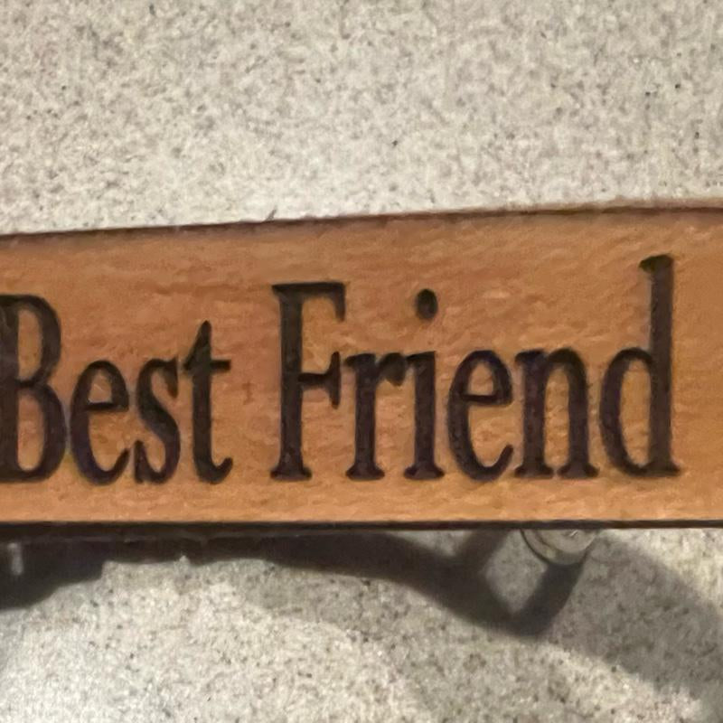 Personalized Hand Made Leather Dog Collar.