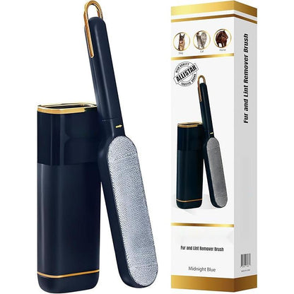 Lint Brush and Pet Hair Remover for Laundry, Clothes, Couches, Car Seats, Furniture and Fabric. Reusable Dog and Cat Fur Wizard Hair Removal Brush.