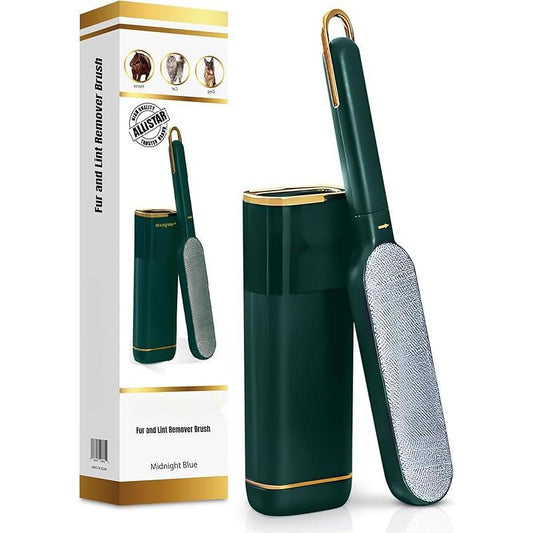 Lint Brush and Pet Hair Remover for Laundry, Clothes, Couches, Car Seats, Furniture and Fabric. Reusable Dog and Cat Fur Wizard Hair Removal Brush.