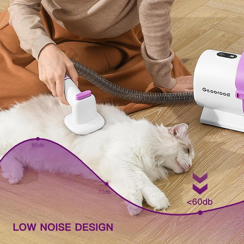 【Limitedtimeflashsale】Geoorood Dog Grooming Vacuum, 13000Pa Dog Vacuum Brush for Shedding Grooming, Pet Grooming Vacuum, Dog Hair Vacuum Groomer, 2.5L Large Dog Grooming Kit , Pet Products #Tiktokshopflashsale