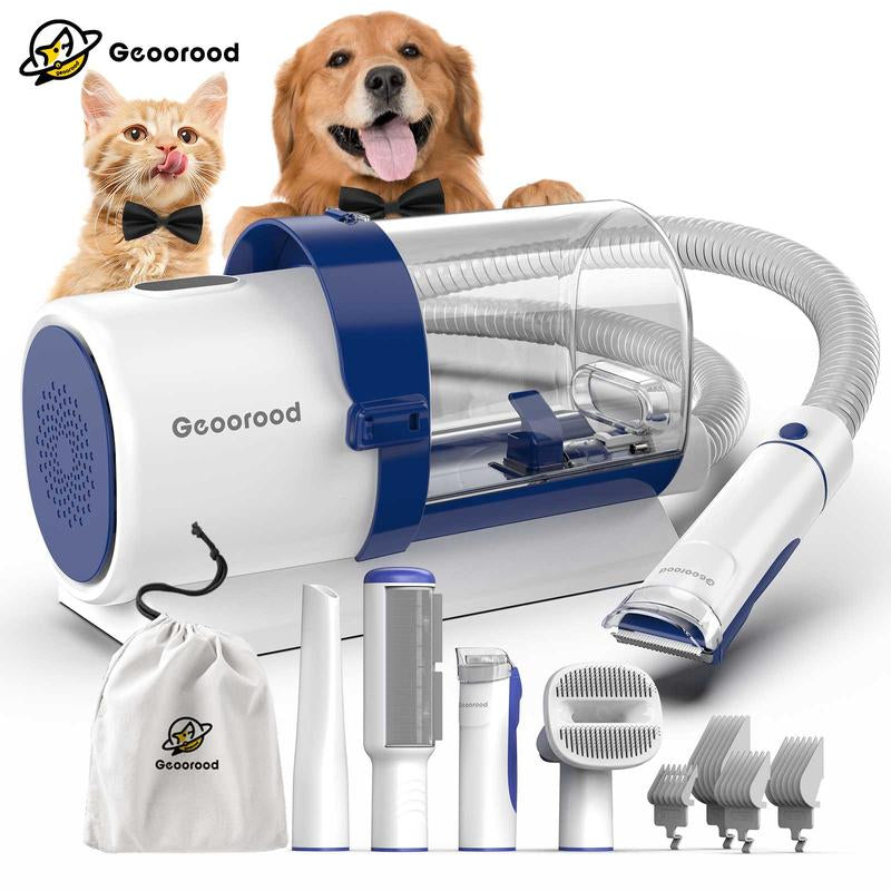 【Limitedtimeflashsale】Geoorood Dog Grooming Vacuum, 13000Pa Dog Vacuum Brush for Shedding Grooming, Pet Grooming Vacuum, Dog Hair Vacuum Groomer, 2.5L Large Dog Grooming Kit , Pet Products #Tiktokshopflashsale
