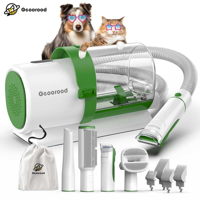 【Limitedtimeflashsale】Geoorood Dog Grooming Vacuum, 13000Pa Dog Vacuum Brush for Shedding Grooming, Pet Grooming Vacuum, Dog Hair Vacuum Groomer, 2.5L Large Dog Grooming Kit , Pet Products #Tiktokshopflashsale