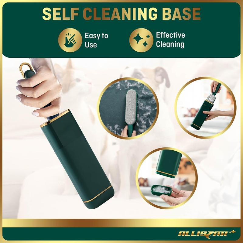 Lint Brush and Pet Hair Remover for Laundry, Clothes, Couches, Car Seats, Furniture and Fabric. Reusable Dog and Cat Fur Wizard Hair Removal Brush.